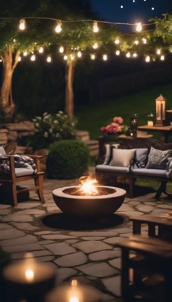 cozy outdoor gathering areas