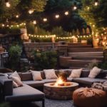 Backyard Corner Fire Pit Area Ideas