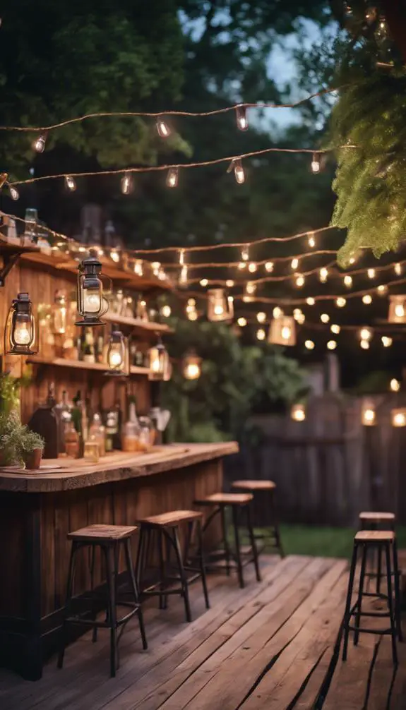 Rustic Backyard Bar Ideas