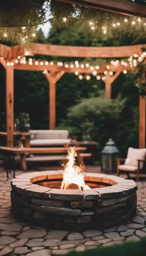 cozy outdoor gathering spaces