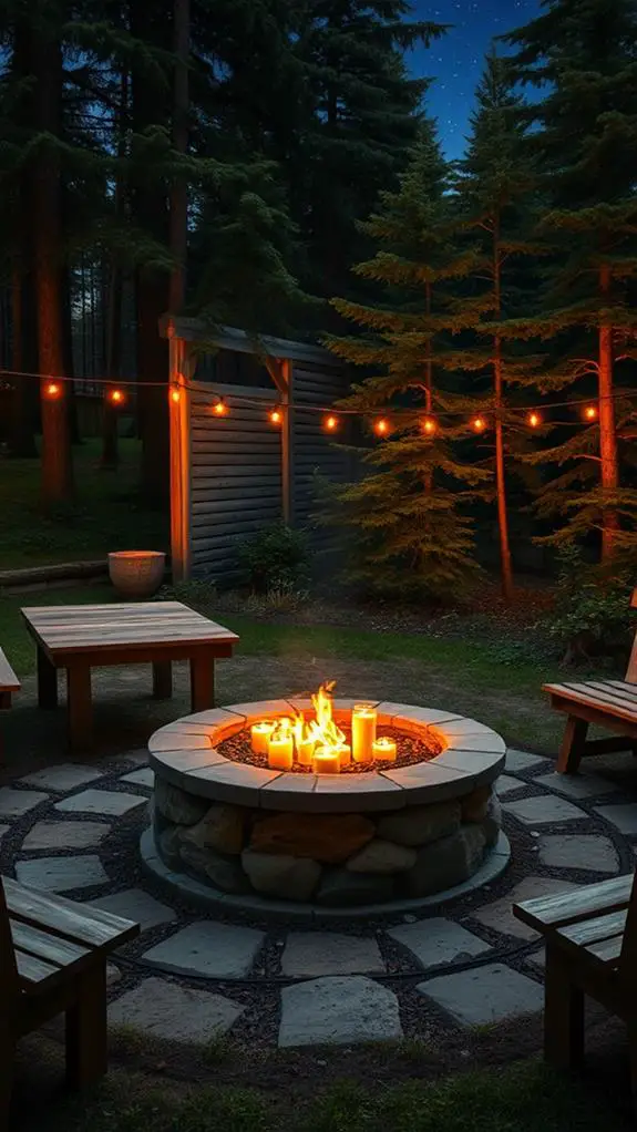 cozy outdoor gathering spaces