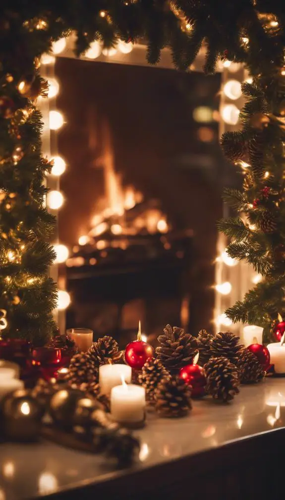 Christmas Fireplace Decor