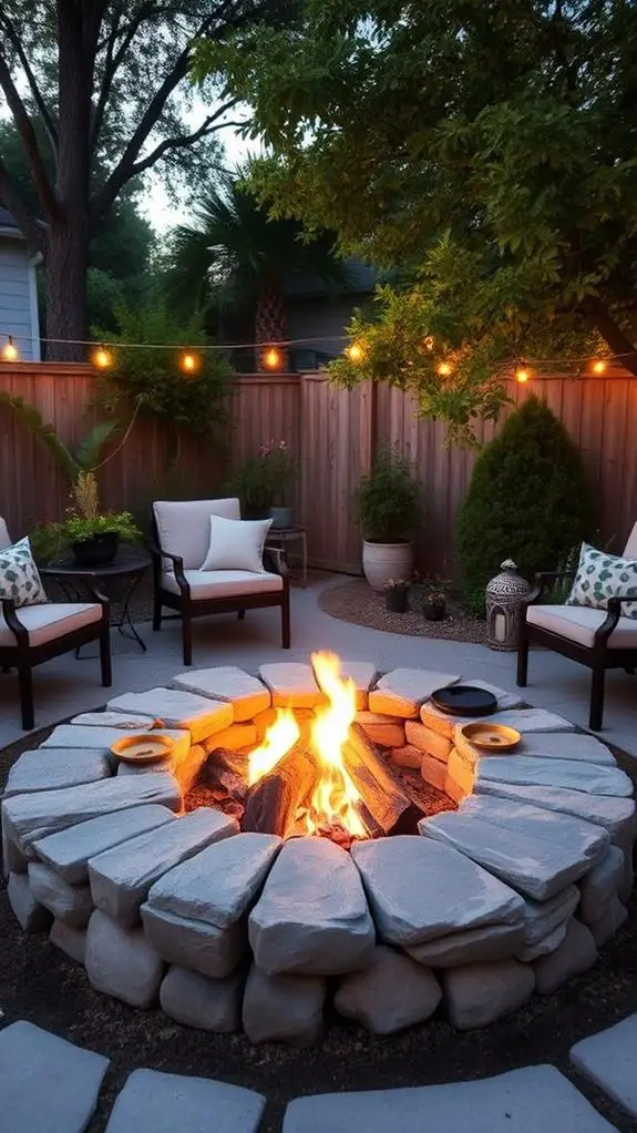 create outdoor gathering space