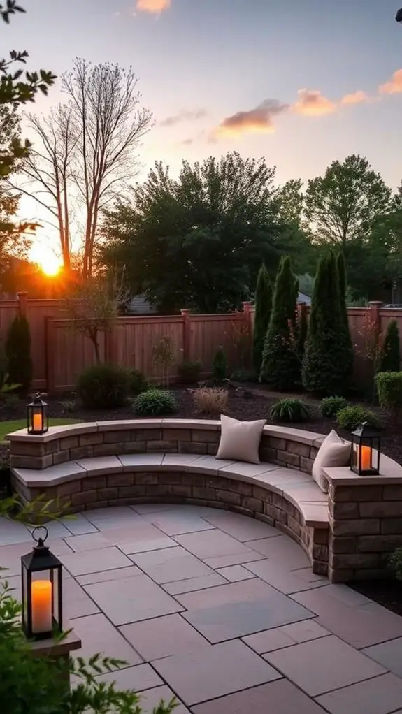 creating outdoor living space