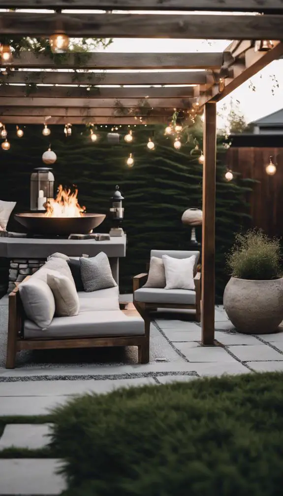 creating outdoor living space