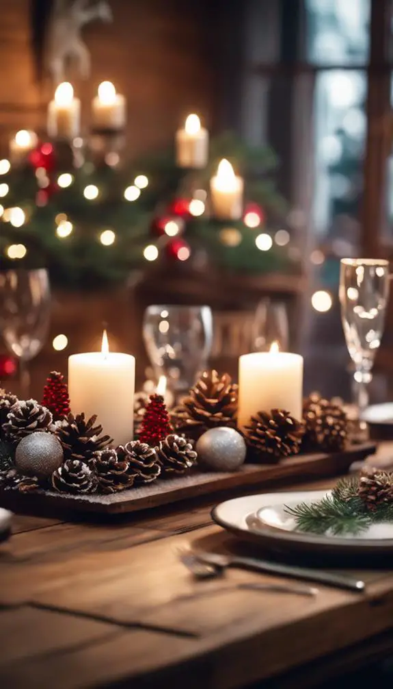 creative holiday table decor