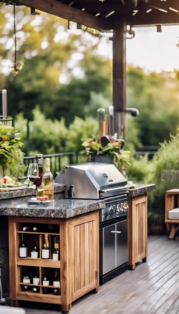 customizable outdoor cooking spaces