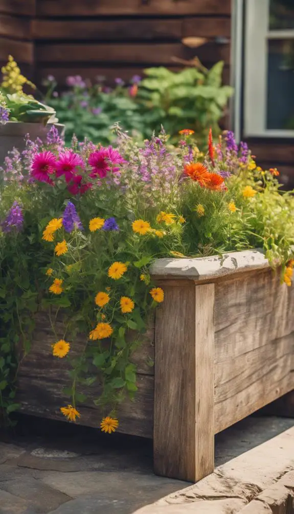 decorative outdoor garden containers