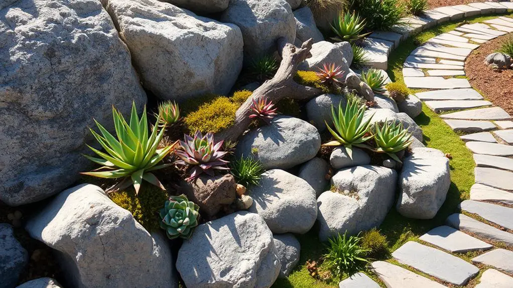 Succulent Rock Garden Landscaping Ideas - Backyard Eden