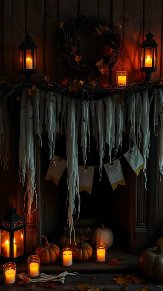 ethereal decorations of halloween