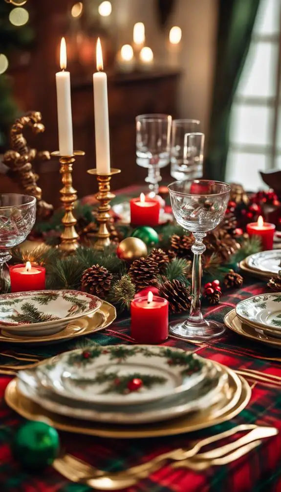 festive decor for tables