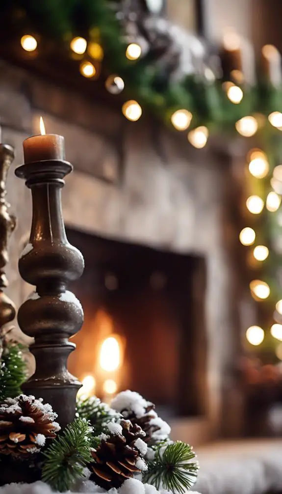 Christmas Fireplace Mantel Decor Ideas