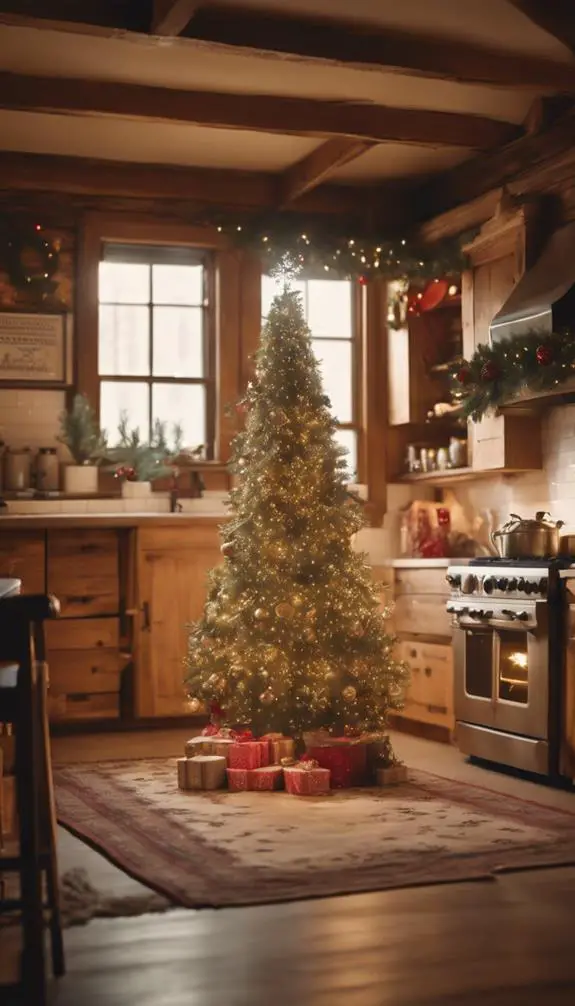 festive holiday kitchen decor