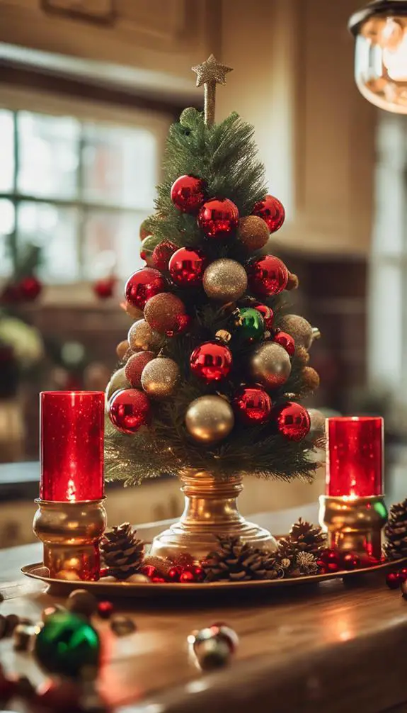 festive holiday table decor