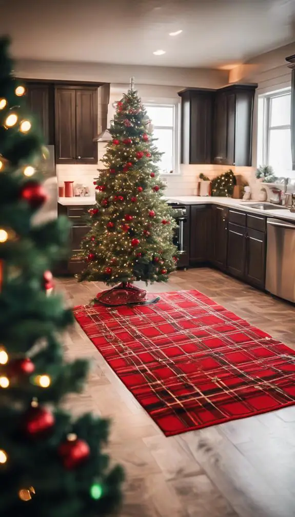 festive kitchen floor decor