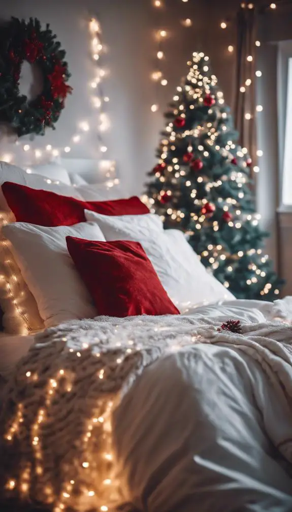 festive winter bedroom retreat