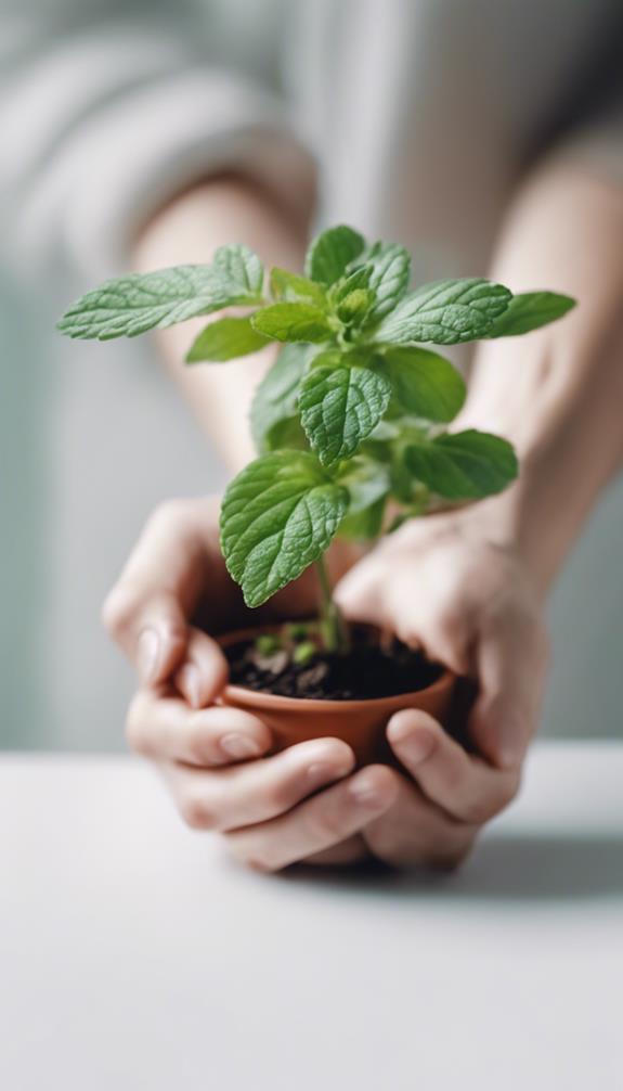 growing fresh mint indoors