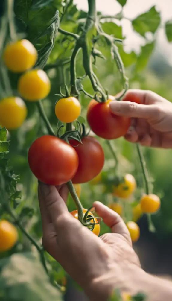 growing tomatoes upside down