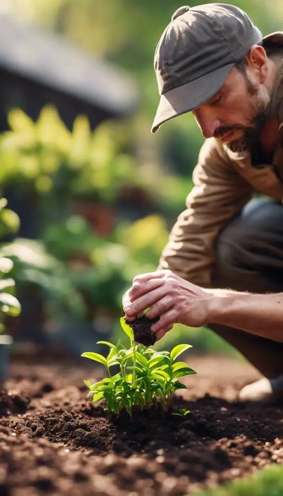 growing vinca in gardens