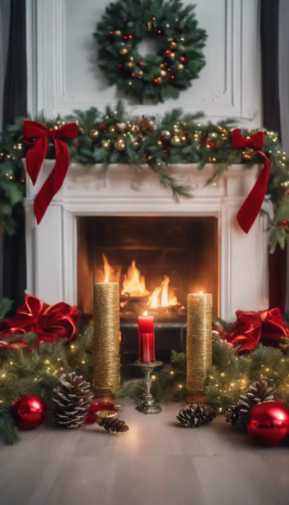 holiday mantel decorating ideas