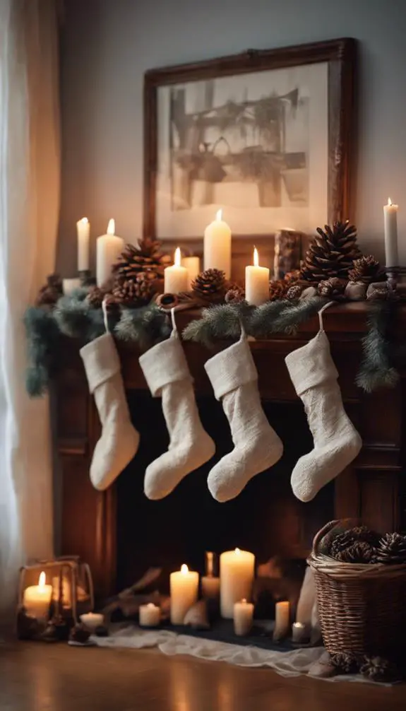 holiday stocking display ideas