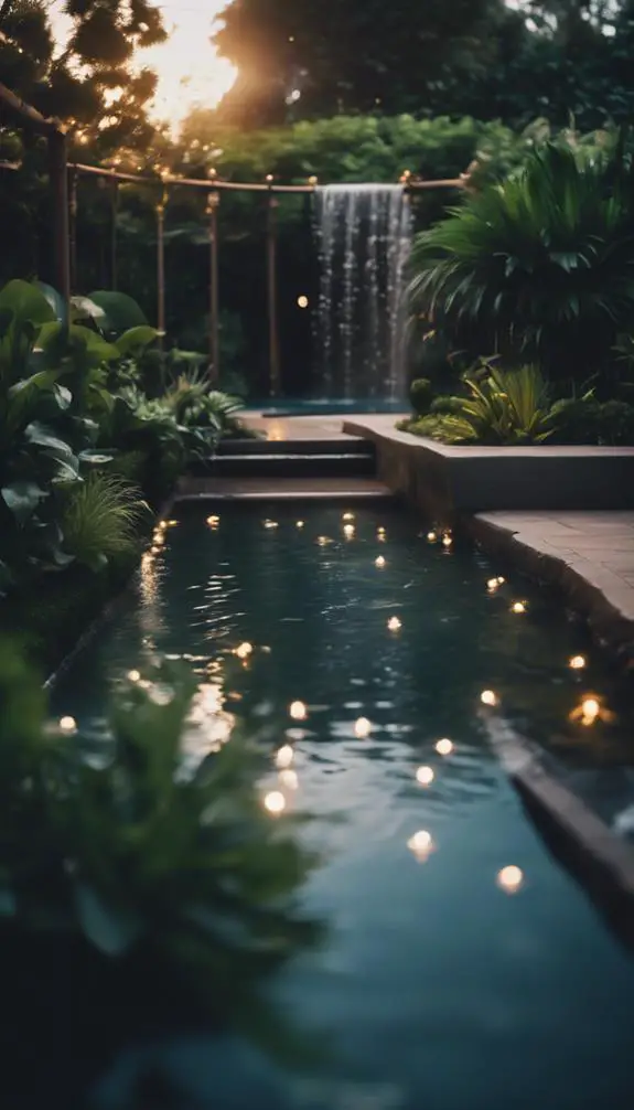 illuminating outdoor water spaces