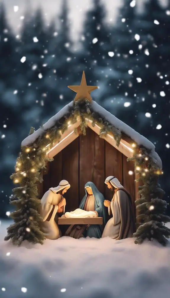 illuminating the holy night