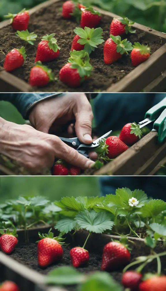 maintain healthy strawberry growth