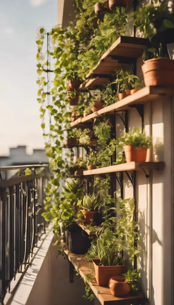 maximizing space with greenery