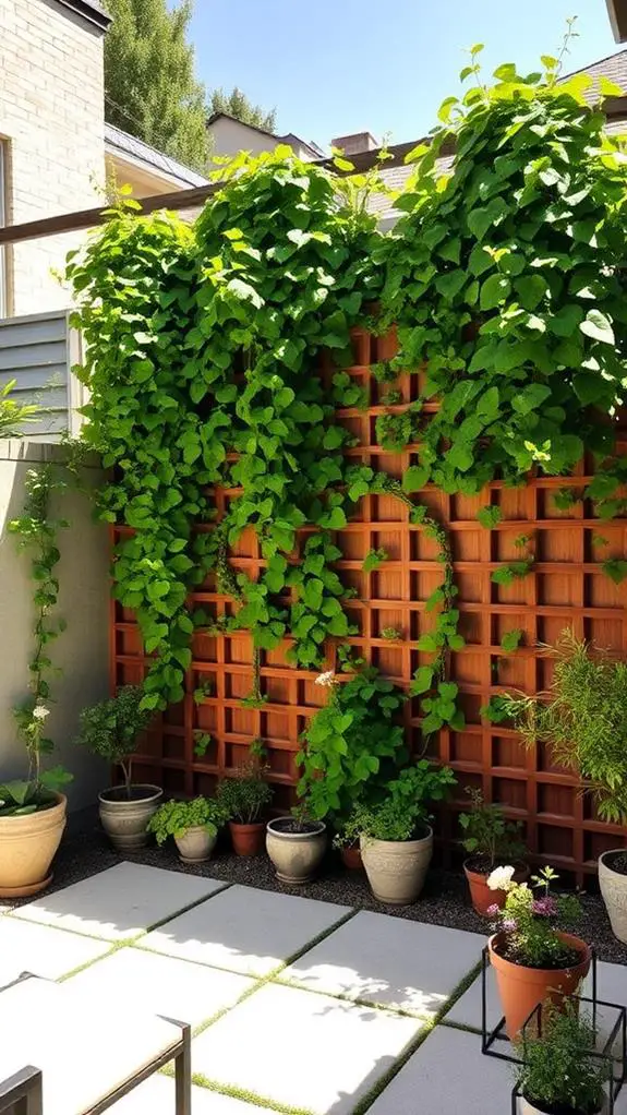 maximizing space with greenery