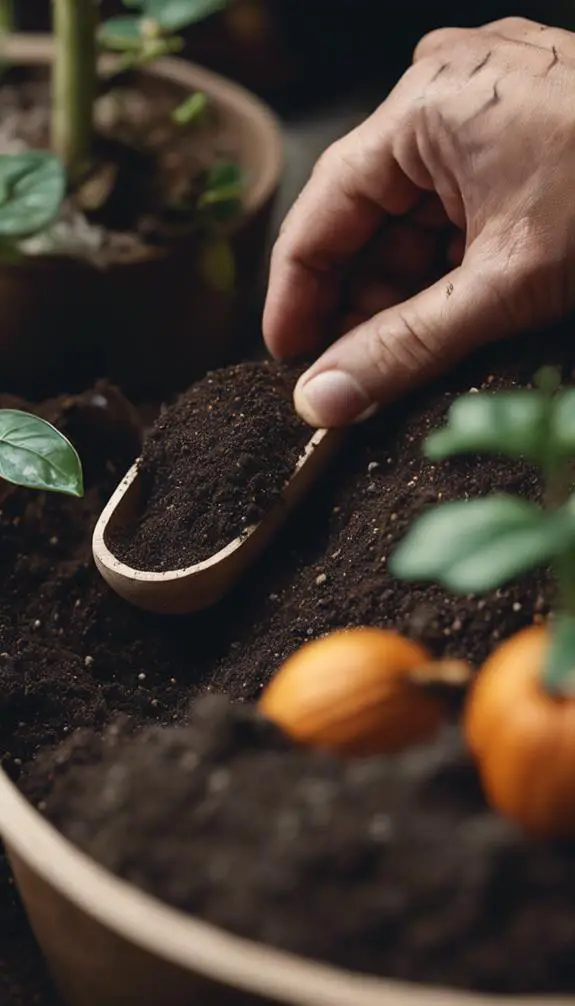 mixing ideal garden blend