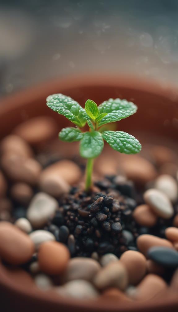 nurturing tender green shoots