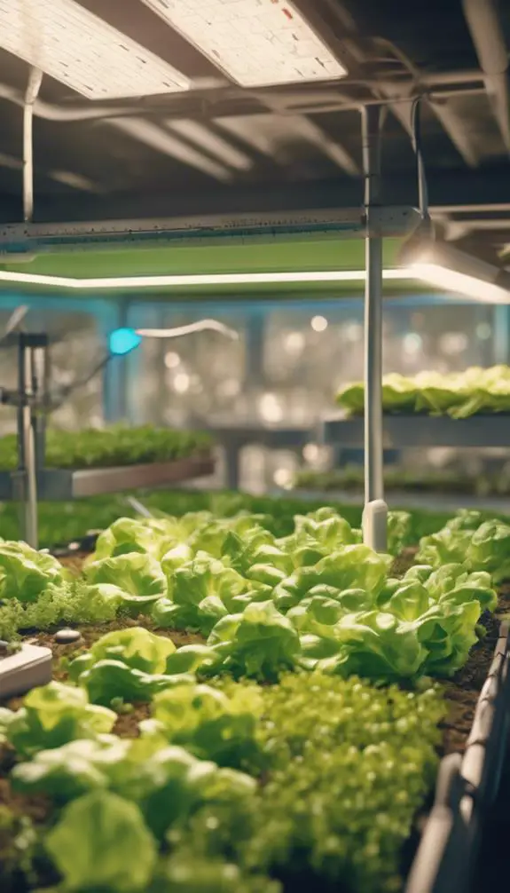 optimal lettuce temperature control