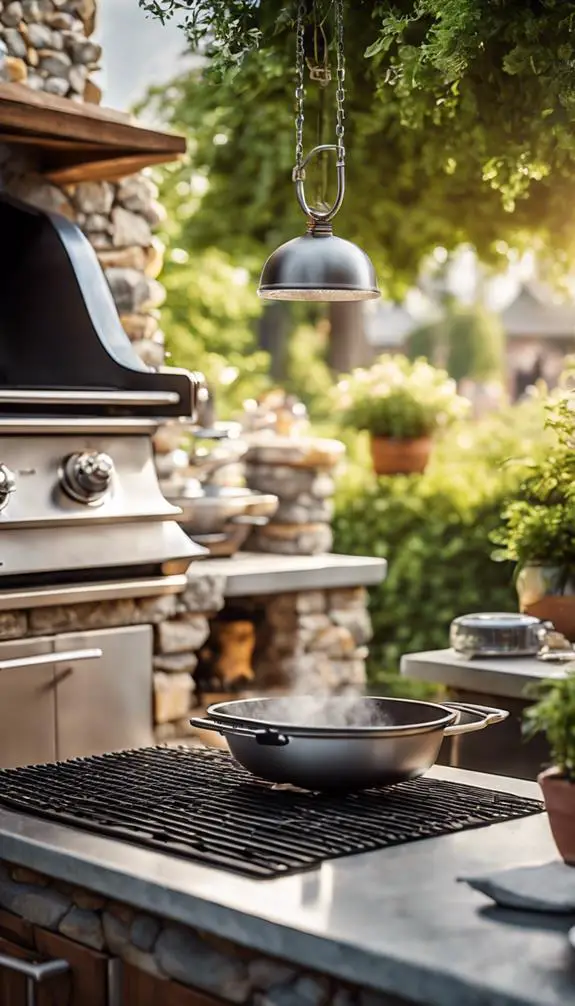 outdoor cooking space must haves