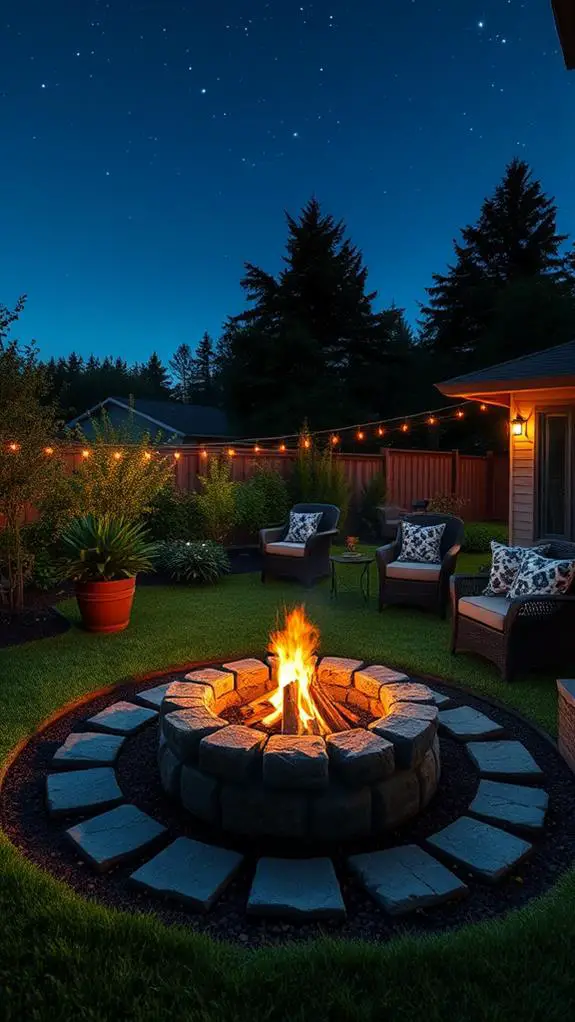 outdoor fireplace setup process