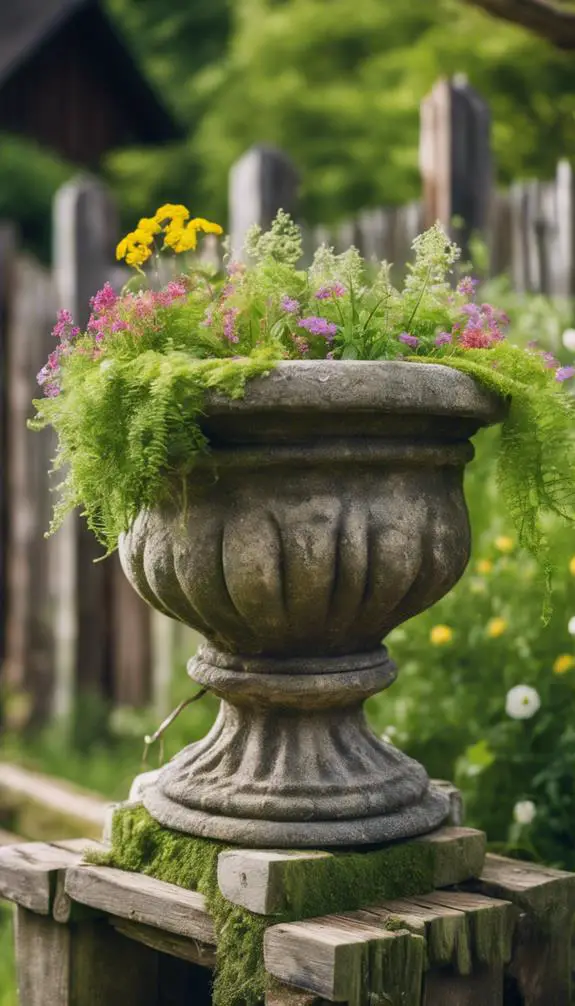 outdoor rustic planter boxes