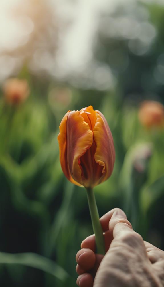 preserve tulip blooms longer