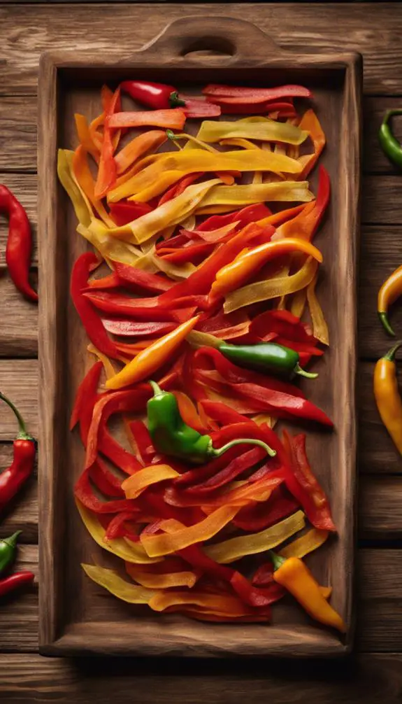 preserving freshness of peppers