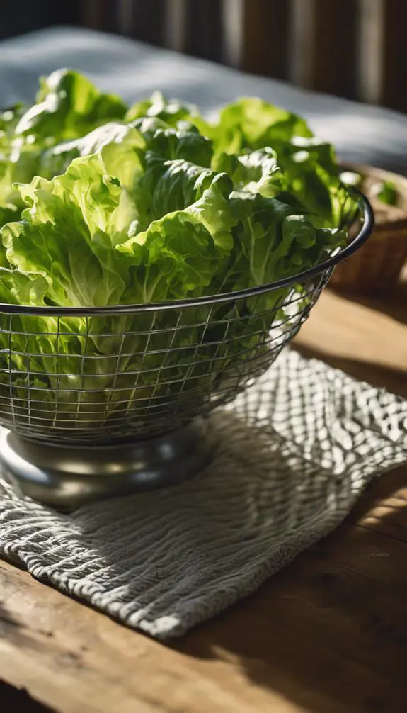 preserving leafy greens freshness