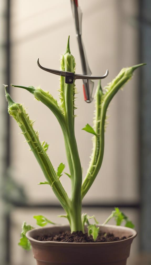 proper care for okra