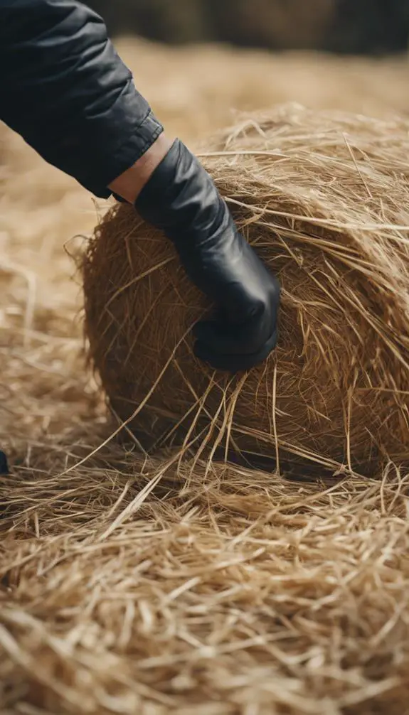 proper hay storage method