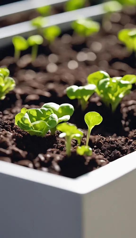 proper lettuce seed placement