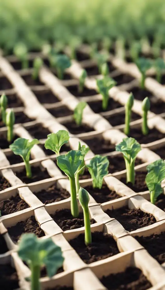 proper okra seed placement