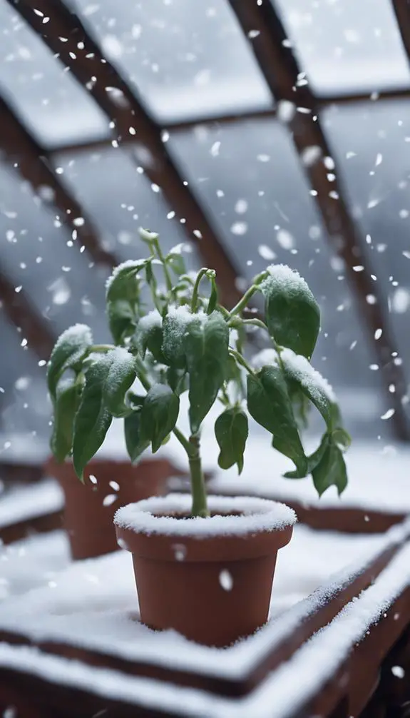 protecting peppers from frost