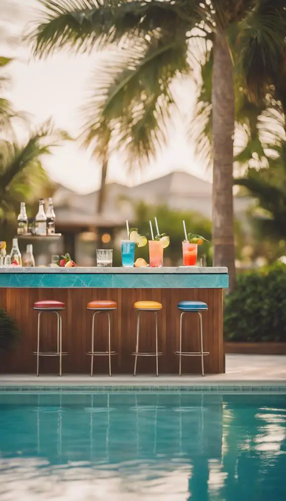 Pool Side Bar Ideas