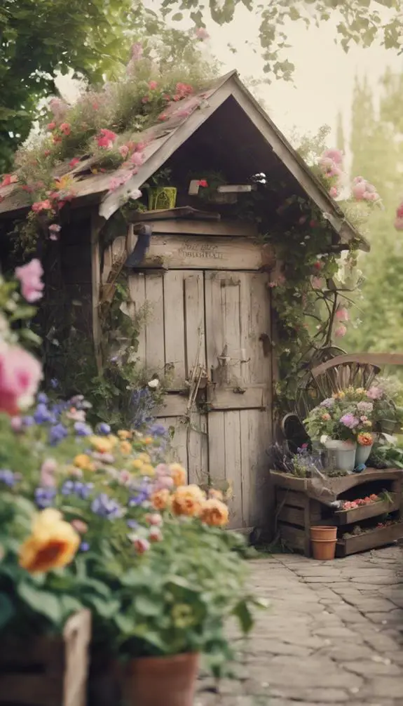 rustic outdoor storage charm