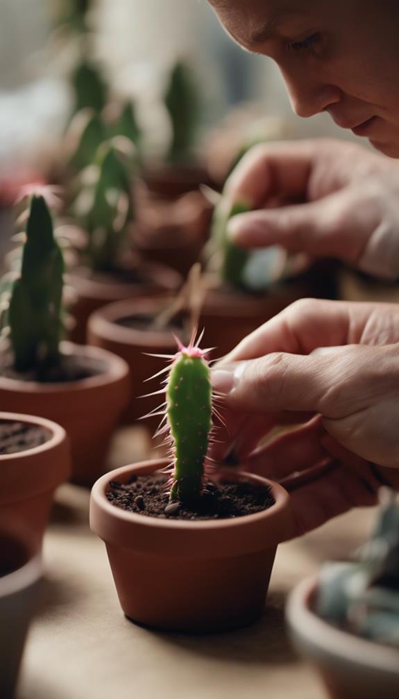 separate seedlings with care