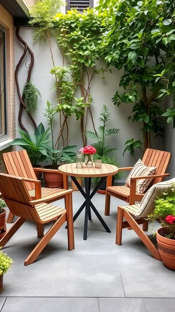 space saving outdoor seating solutions