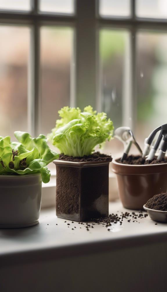 starting lettuce indoors early