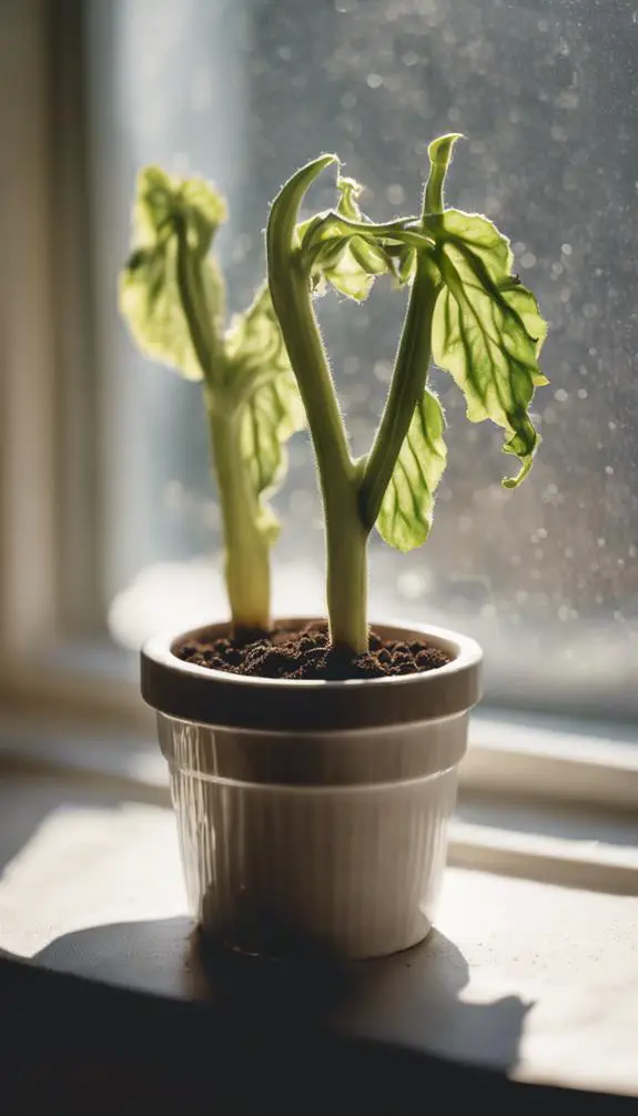 starting okra indoors early